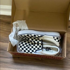 Vans slip ons 7.5 in women’s worn once